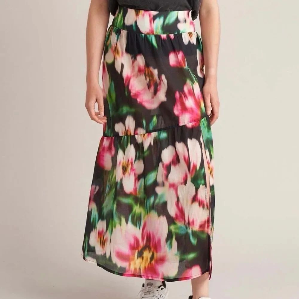 Betterose Floral Print Lightweight Maxi Skirt(Size 1/Medium)